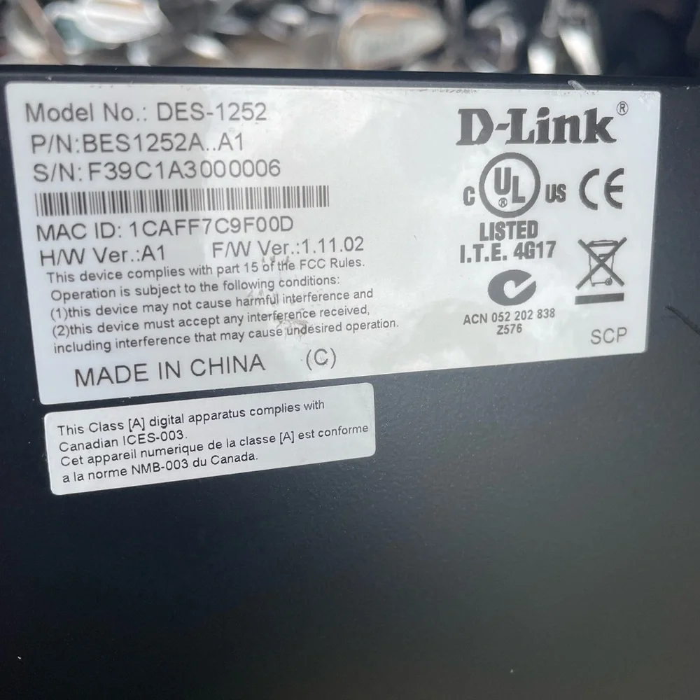 D-Link DES-1252 Smart Switch